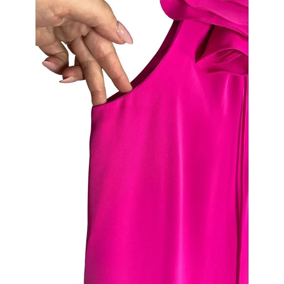 Amanda Uprichard Belle Dress Hot Pink-sz Small - Picture 11 of 14